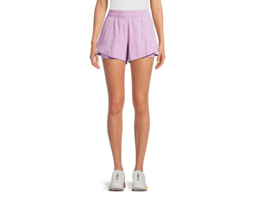 Avia Activewear Women's Running Shorts with Bike Liner - 2x-3x