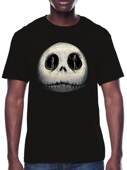 Nightmare Before Christmas, Men's & Big Men's Graphic Crew Neck Tee, Jack Sally Eyes, Sizes S-3XL