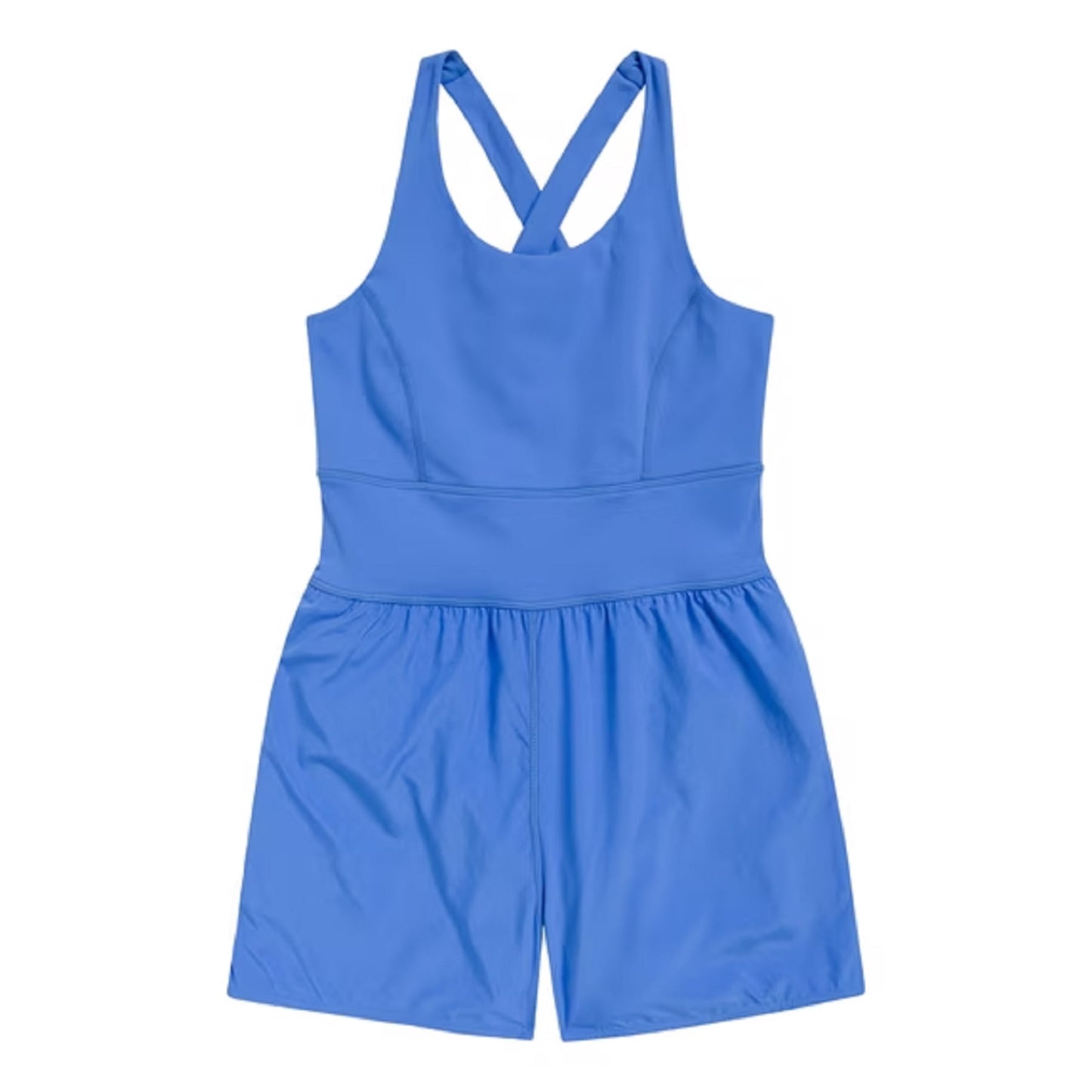 Athletic Works Blue Strappy Romper, 2X