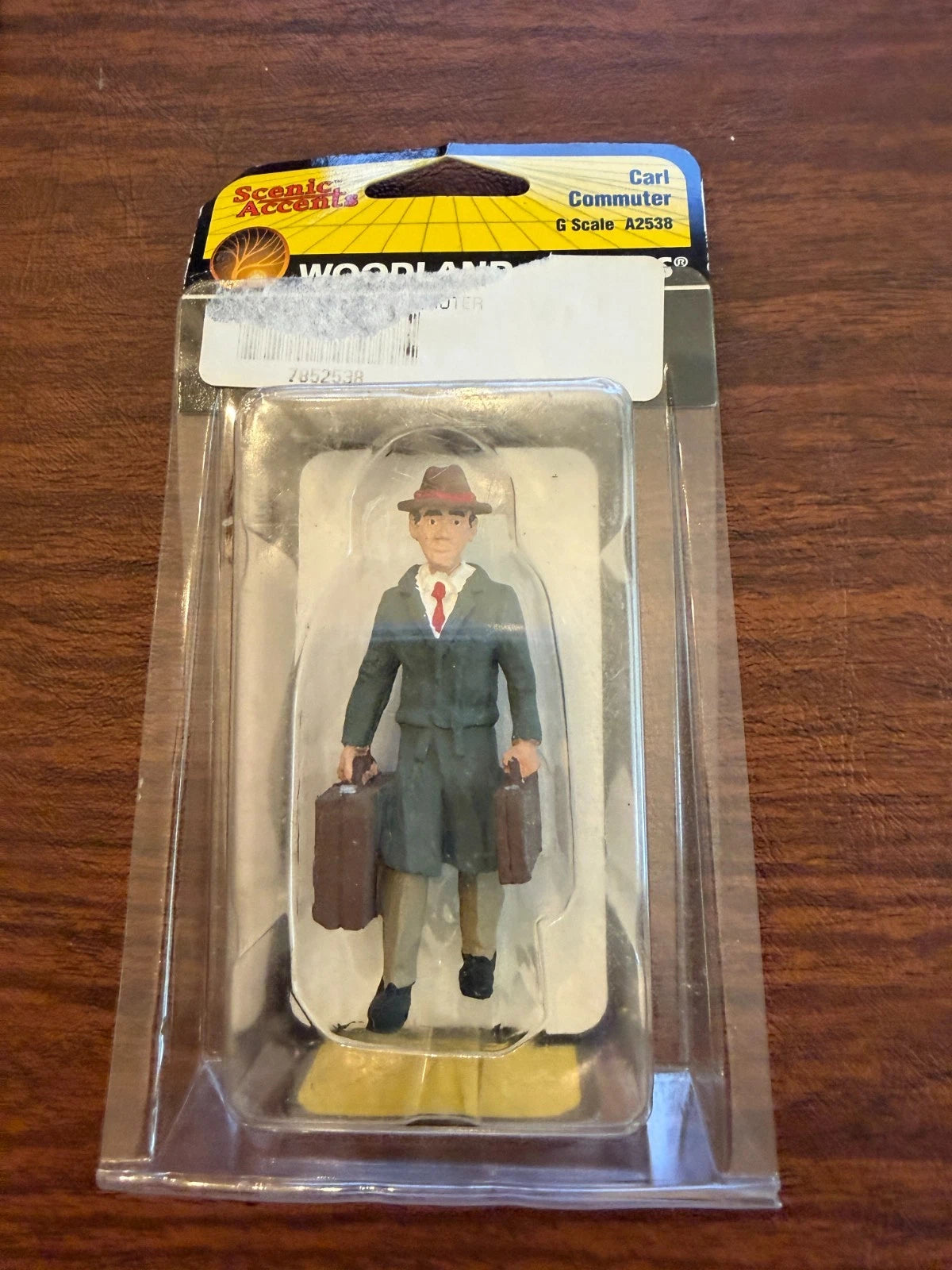 Woodland Scenics Scenic Accents G Scale Carl Commuter A2538 BNIB
