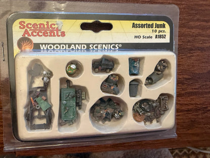 Woodland Scenics HO Accessories - Scenic Accents - Pick Your Favorites -SEALED