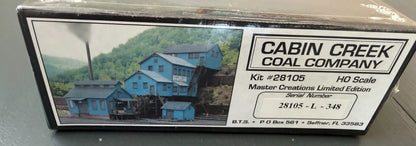HO Master Creations 28105-L-348 Cabin Creek Coal Company Building Kit SEALED