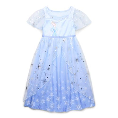 Disney Toddler Girls' Frozen Elsa Fantasy NightGown, Sizes 2T-5T