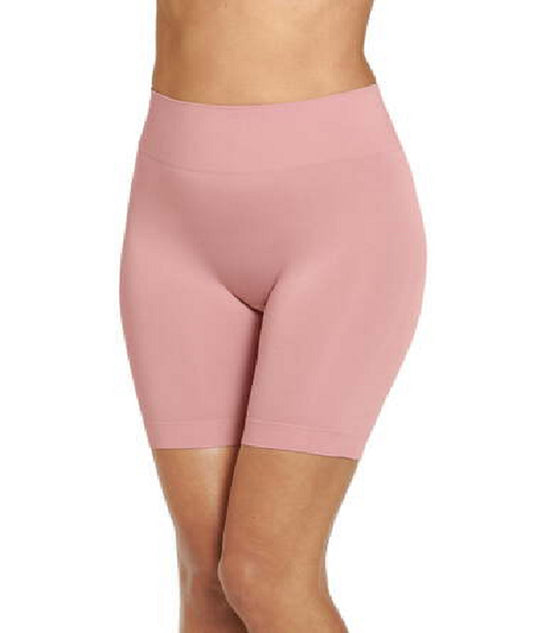 Jockey Essentials Women's Seamfree No Chafe Slip Shorts (5X, Rose)