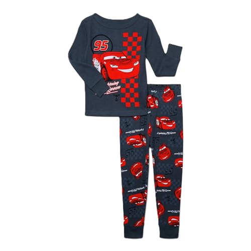 Disney Cars Toddlers 2 Pc Snug Fit Top and Pants Pajamas - 12M-5T