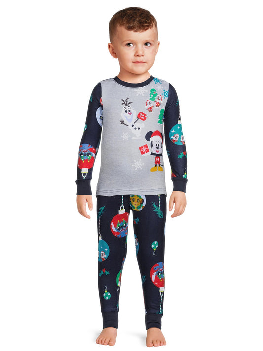 Disney's 100th Anniversary Unisex Toddler Matching Pajama Set, 2pc, 2T