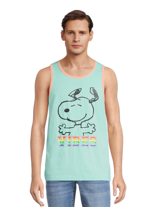 Snoopy Men's Pride Graphic Tank Top - Medium