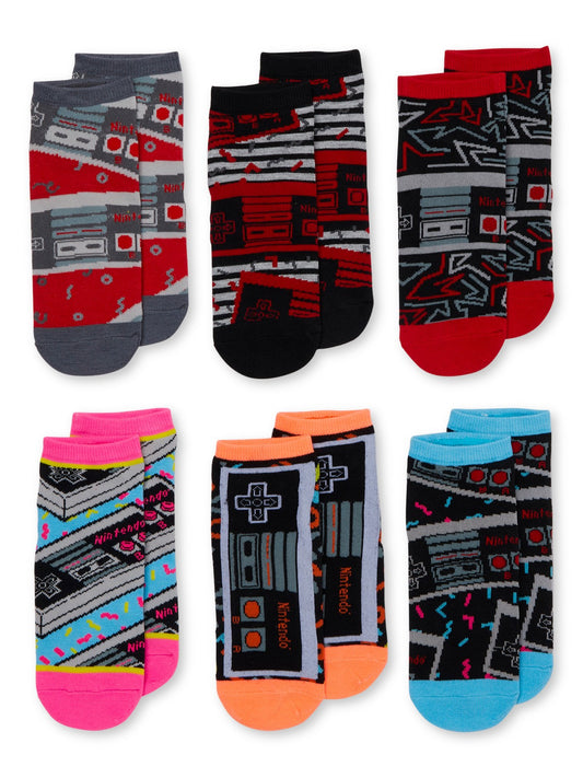 Nintendo Women's - Low Cut Socks, 6 Pack