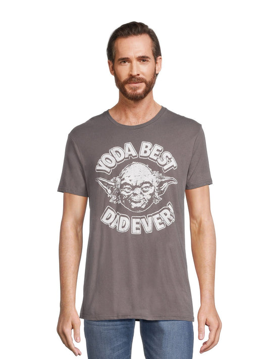 Star Wars Big Men's Father's Day Graphic Tee, Best Dad Ever, 3X