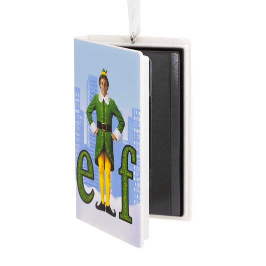 Hallmark Elf Retro Video Cassette Case Christmas Ornament, 0.01lbs