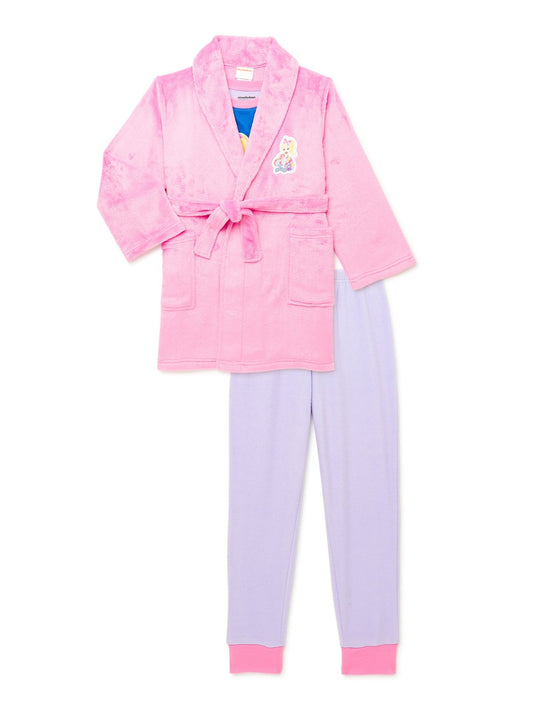 JoJo Siwa Girls' Pajama and Robe Set, 3-Piece, Size 7/8