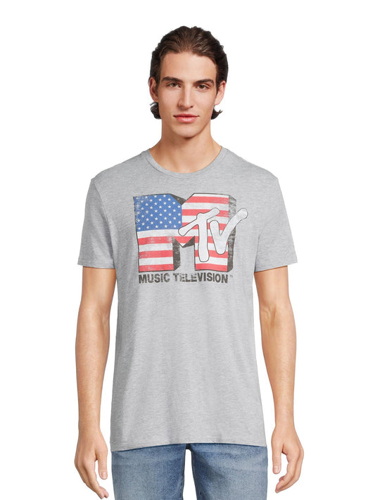MTV Men's Music Television Graphic Tee, X-Large