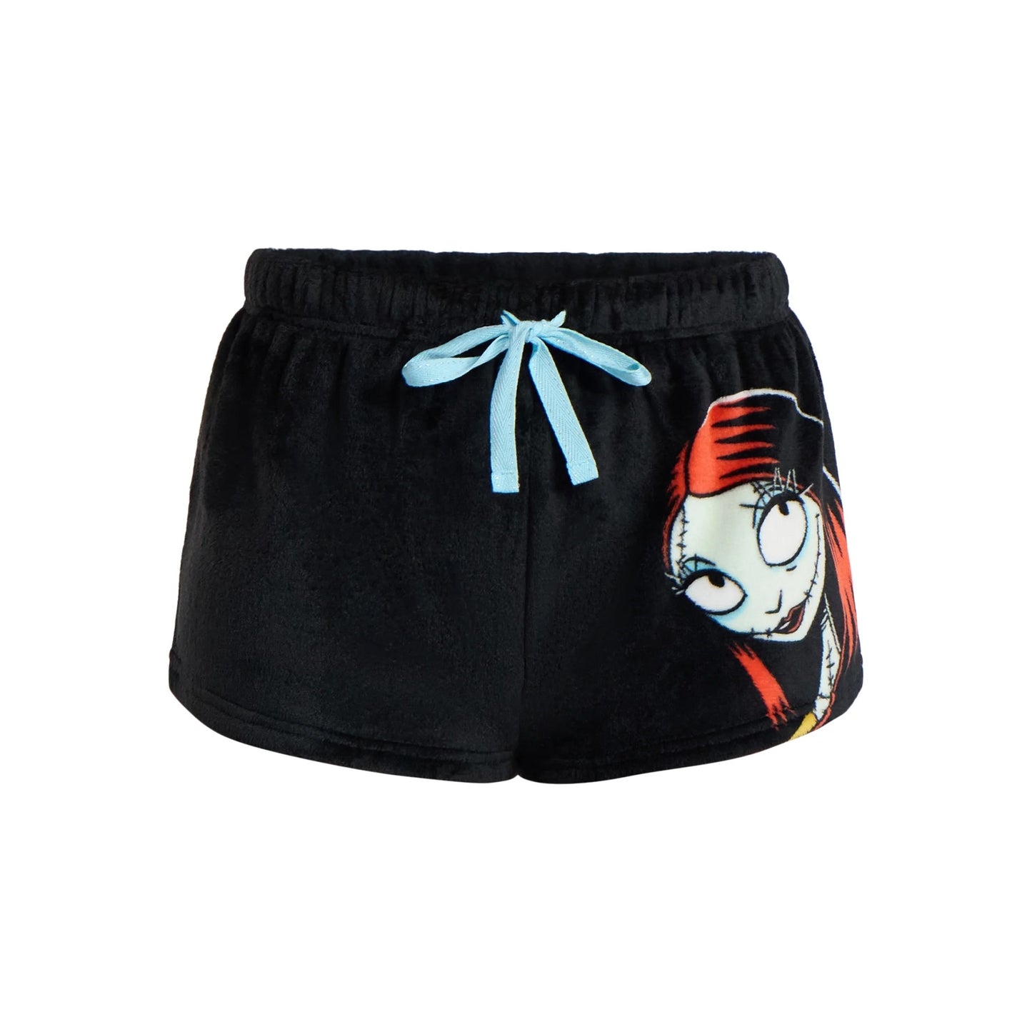 Disney Women's Nightmare Before Christmas Minky Sleep Shorts, 2-Pack, Jack/Sally, XS-3X
