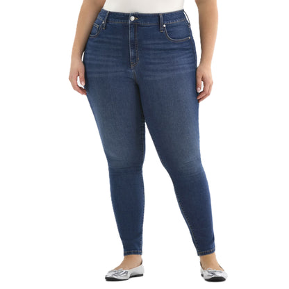 Terra & Sky Women's Plus Size Skinny High Rise Jeans, Sizes 16W-26W