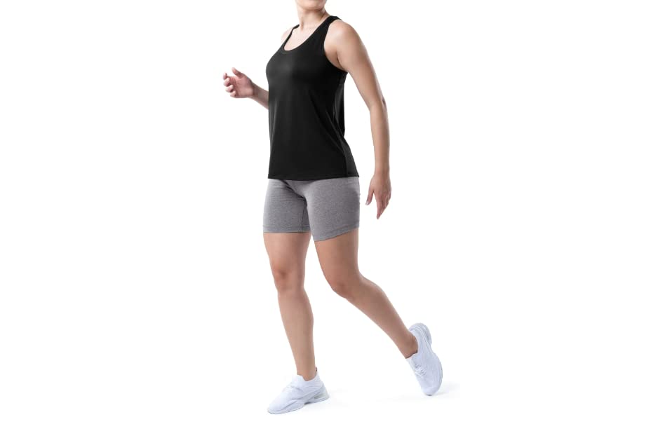 Athletic Works Women's Table Tank Top, Black, 1X