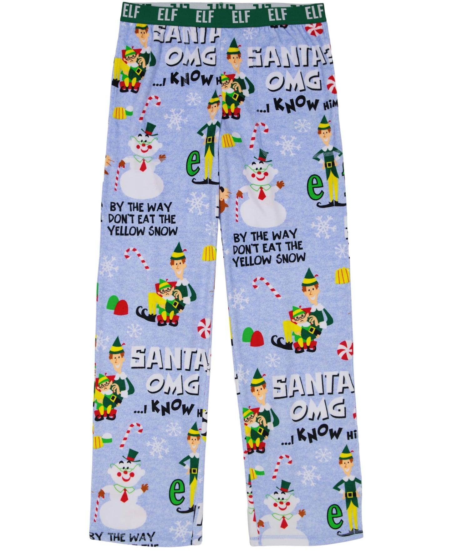 Warner Bros. Buddy the Elf Women's Holiday Velour Sleep Pant, Size 3X