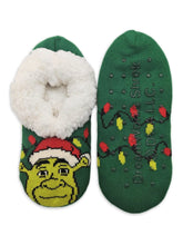 Load image into Gallery viewer, Character Women&#39;s 3D Slipper Socks -Shrek, Pooh, Nightmare, Monsters, Stitch, Mickey
