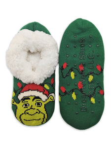 Character Women's 3D Slipper Socks -Shrek, Pooh, Nightmare, Monsters, Stitch, Mickey