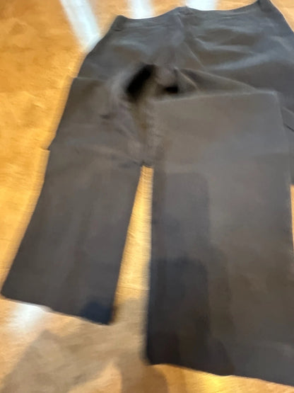 Lands' End Womens Dark Blue Mid Rise Straight Leg Pants - Size 2