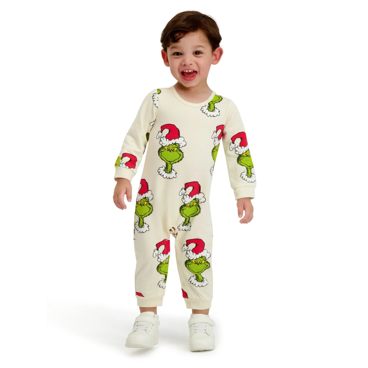 The Grinch Dr.Seuss Unisex Baby Grinch Printed Coverall, Sizes 0-24 Months