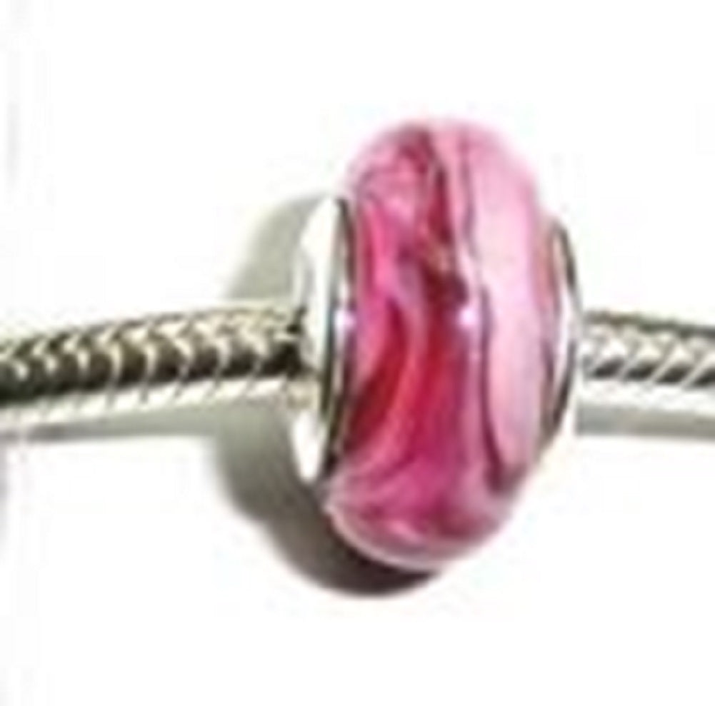 Murano Glass European Style Glass Beads Charms - Fits most Bracelets