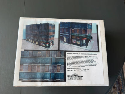 Downtown Deco Franklin Garment/Moe's Hardware DD 1011 Limited Ed. #317 SEALED