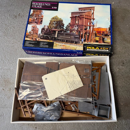 POLA G 938 Grossbekohlungsanlage Large Coaling Station Kit G Scale NEW