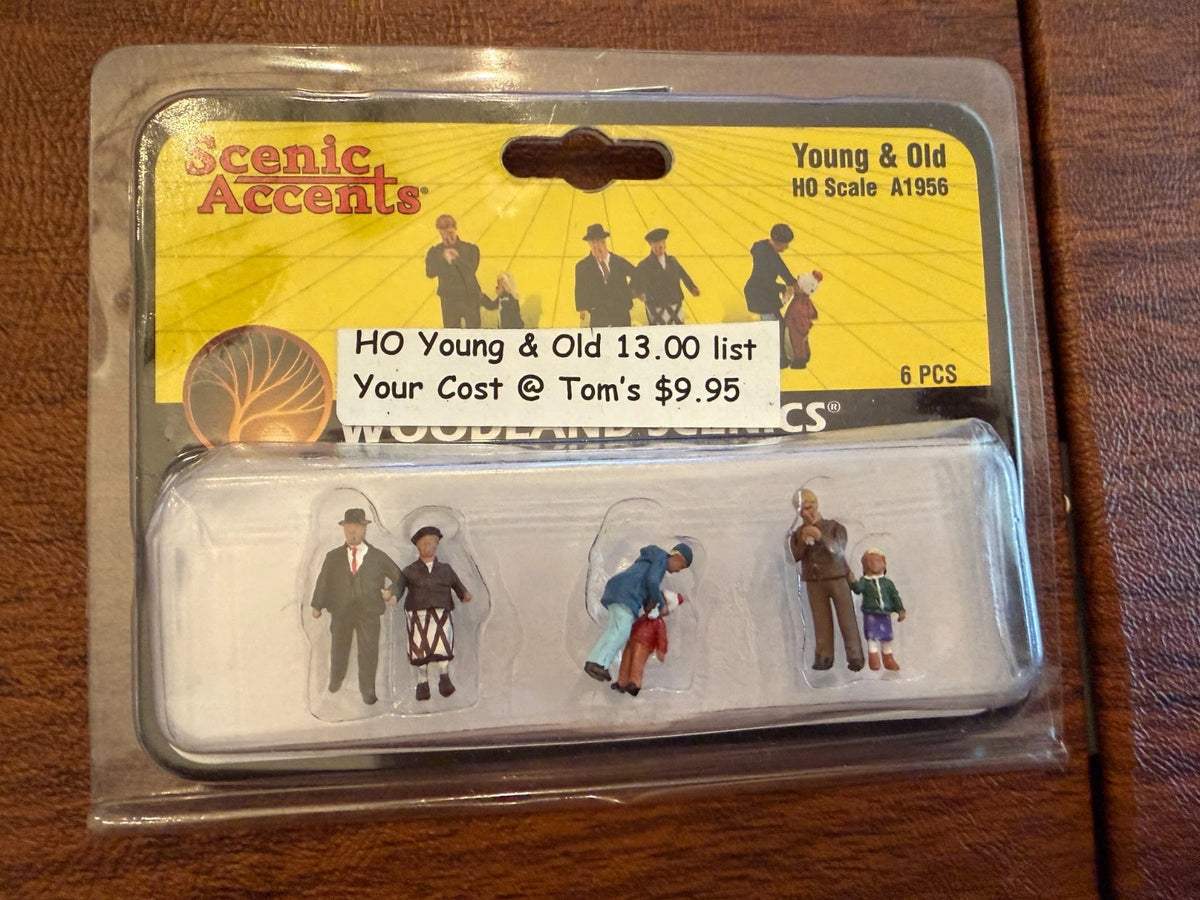 Woodland Scenics HO Scale People Scenic Accents - Pick Your Favorites - BNIB