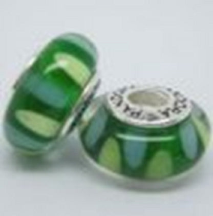 Murano Glass European Style Glass Beads Charms - Fits most Bracelets