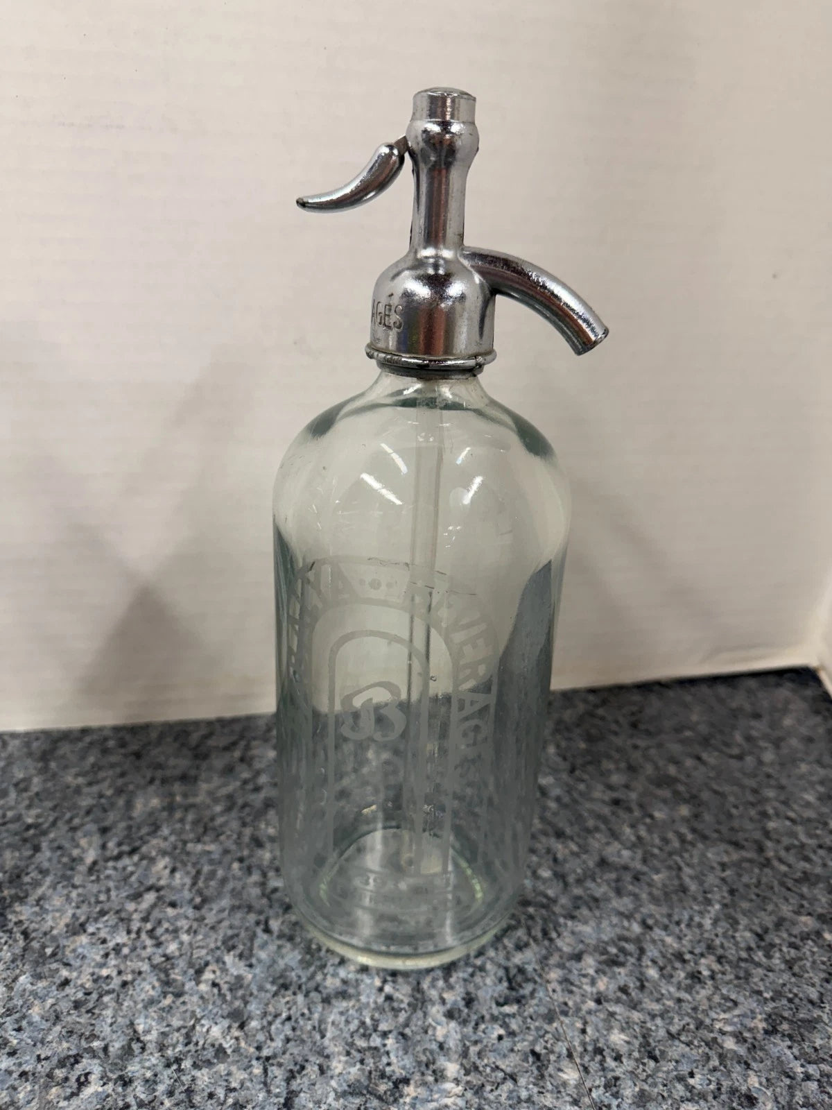 2 Seltzer Bottles - Babalya Beverages and Faber Bros