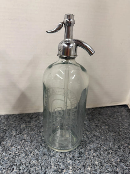 2 Seltzer Bottles - Babalya Beverages and Faber Bros