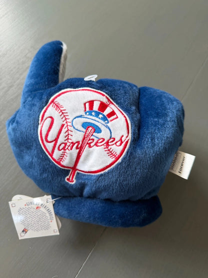 New York Yankees Plush Hand Glove #1 By Forever Collectibles Authentic MLB