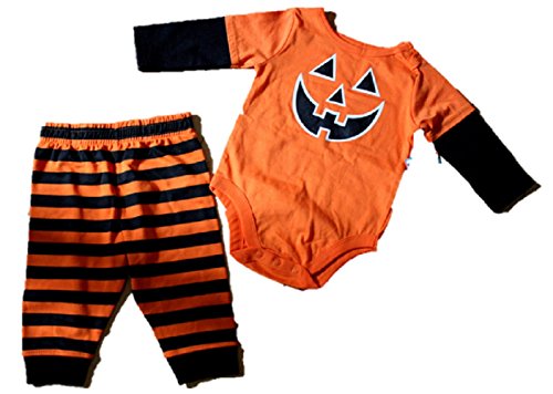 Garanimals Baby Toddler 2pc One Piece and Pant Set Pumpkin Face