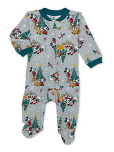 Load image into Gallery viewer, Mickey Mouse Baby One-Piece Footed Pajamas, Sizes NB-9M
