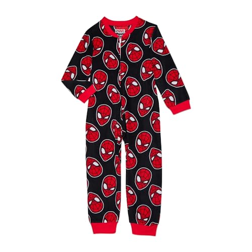Disney Boys' Spider-man One Piece Union Suit Pajamas, Sizes XS-Large