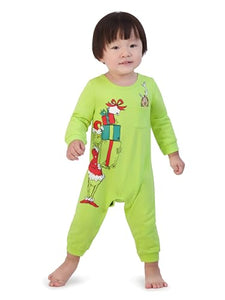 The Grinch Dr.Seuss Unisex Baby Grinch Printed Coverall, Sizes 0-24 Months