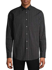 Goerge Clothing Men's Long Sleeve Poplin Wrinkle Resistant Shirt