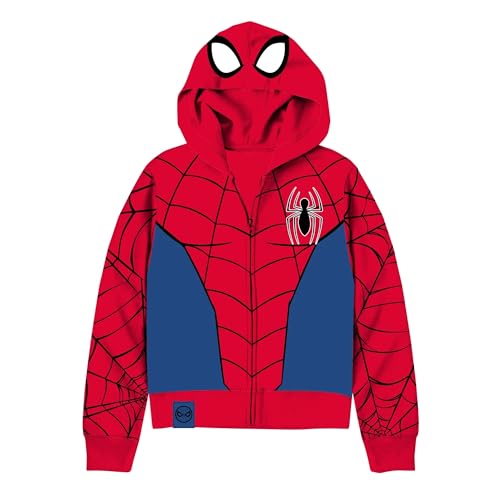 Spiderman Spider-Man Boys Cosplay Hoodie, Size 4-18