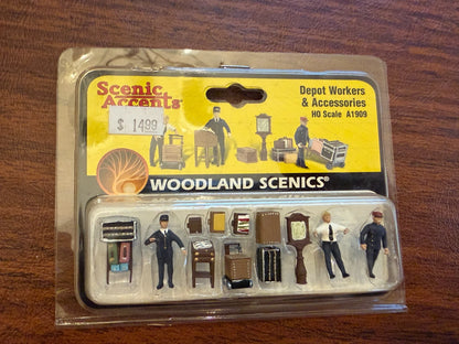 Woodland Scenics HO Accessories - Scenic Accents - Pick Your Favorites -SEALED
