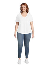 Load image into Gallery viewer, Terra &amp; Sky Women&#39;s Plus Size V-Neck Tee, Sizes 0X-5X
