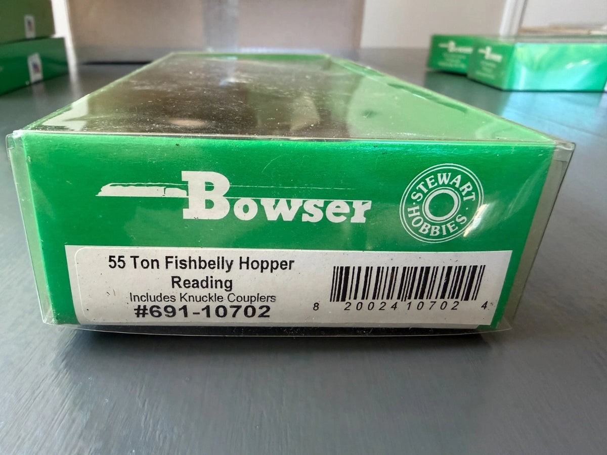 Bowser 3 HO Reading RDG 55-Ton Fishbelly Hopper Kits Unassembled Diff Nos - BNIB