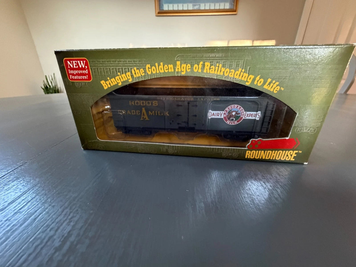 Roundhouse #84608 HO Scale Hood Dairy 40' Wood Milk Car #204 Dairy Experts
