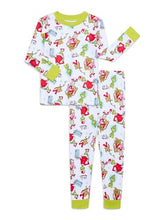 Load image into Gallery viewer, The Grinch Toddler Christmas Snug Fit Top and Pants, 2-Piece Pajama Set, Sizes 12M-5T
