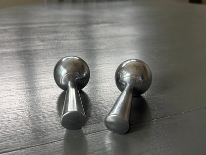 Reed And Barton Maracas Salt And Pepper Shakers AM203 2006 Modern Style + Box
