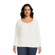 Load image into Gallery viewer, Terra &amp; Sky Women&#39;s Plus Size Sweetheart Rib Top - 1x-5X New
