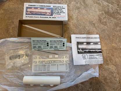Funaro & Camerlengo 6970 Jones & Laughlin 20K Steel Coal Tar Tank Car NEW