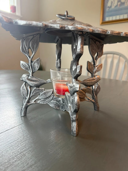 Chickadee Twilight Votive Candle Holder Lantern by Whitehall