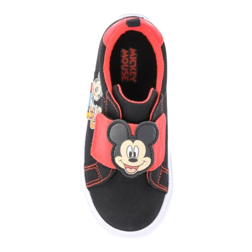 Mickey Mouse Toddler Kids Power-Strap Sneakers - Sizes 7-12