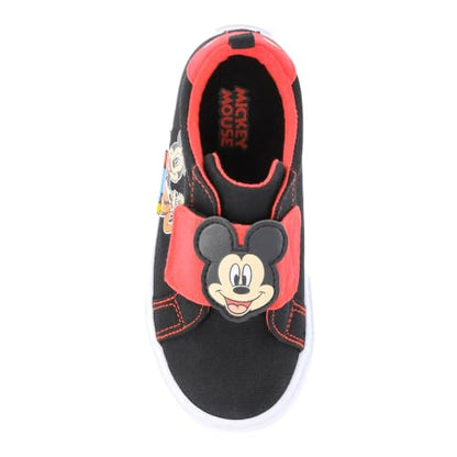 Mickey Mouse Toddler Kids Power-Strap Sneakers - Sizes 7-12