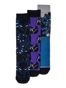 Men's Novelty Character Socks, 3-Pack